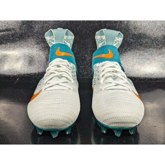 Nike Alpha Menace Elite 2 Flyknit Football Dolphin Teal White Men's Size 11 NEW - Picture 4 of 8